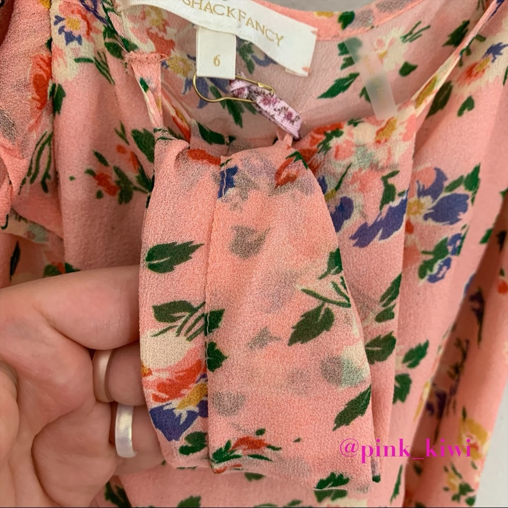 LoveShackFancy Kimbra Ruffle Floral Mini Dress - Picture 13 of 16
